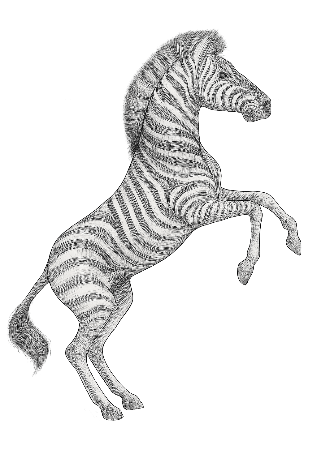 Dancing Zebra Left