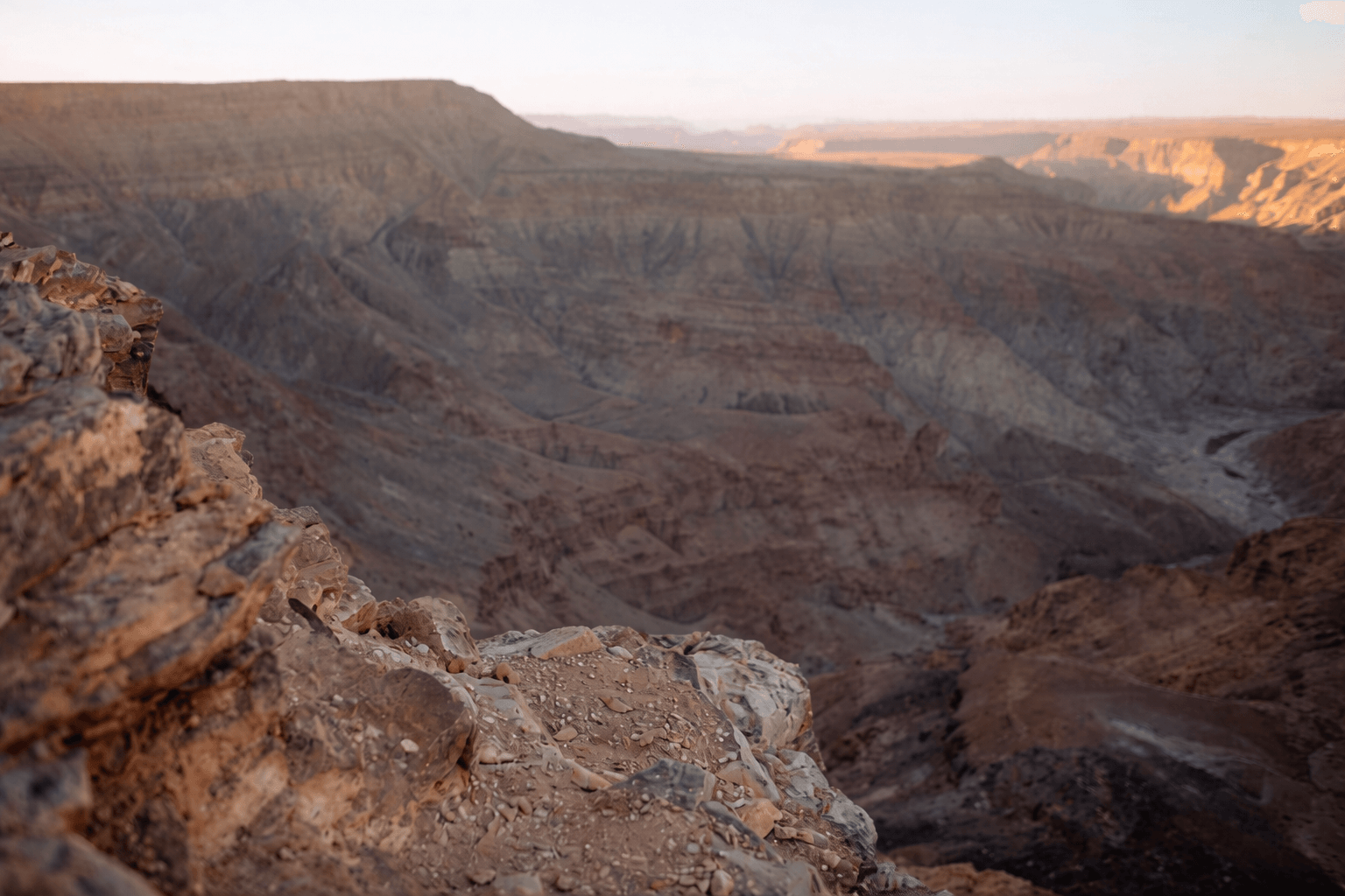Aerial View of Fish River Canyon